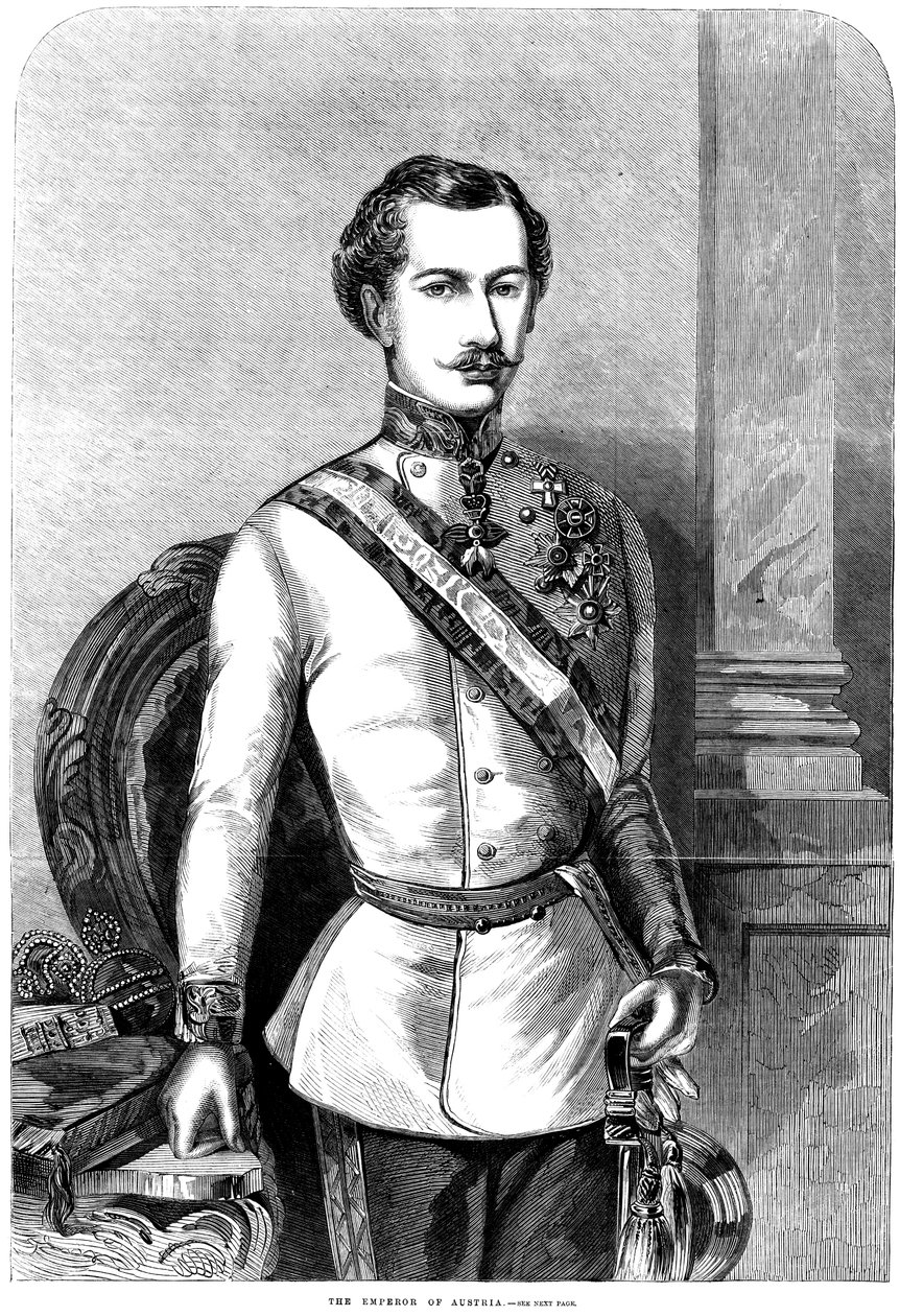 فرانز جوزيف الأول ، إمبراطور النمسا ، 1859 بواسطة غير معروف