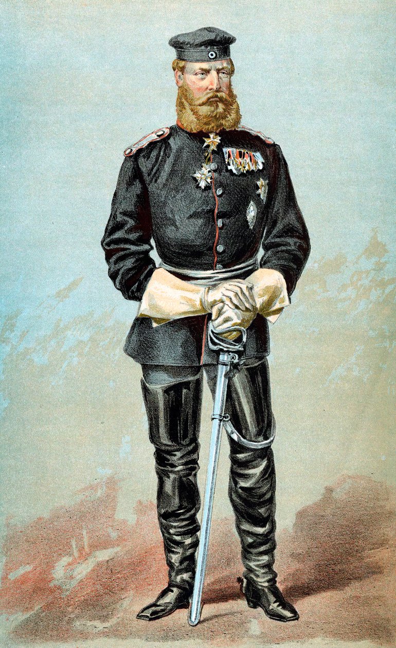 فريدريك الثالث 1831-1888 ، إمبراطور ألمانيا ، 1870 بواسطة غير معروف