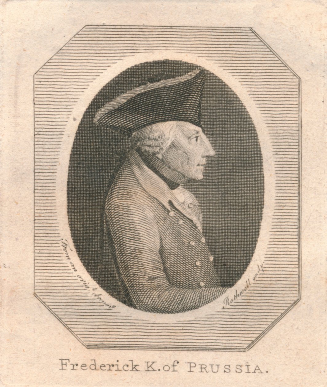 فريدريك ك. من بروسيا ، c1800. بواسطة غير معروف