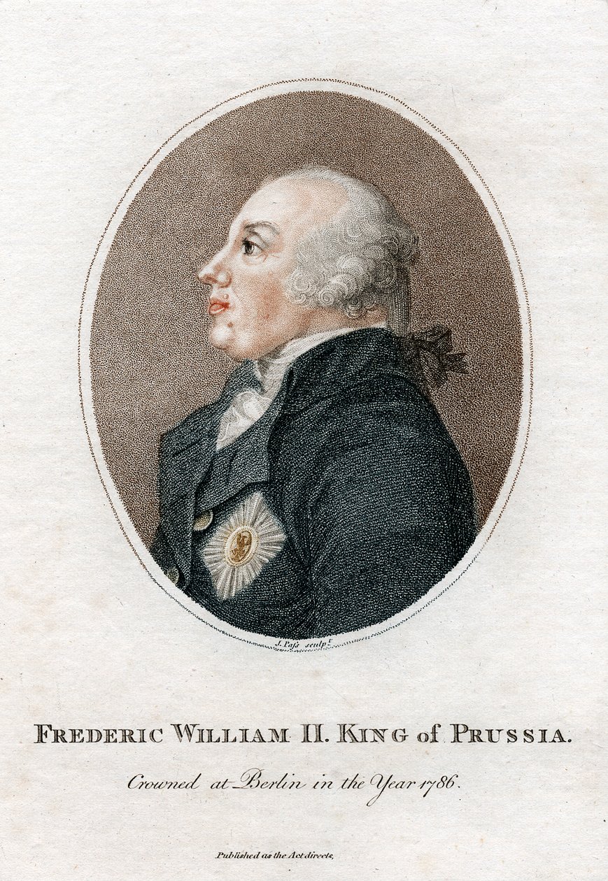 فريدريك ويليام الثاني ، ملك بروسيا ، 1786-1797 c1810 بواسطة غير معروف