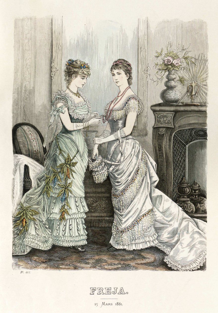 Freja- illustrerad skandinavisk modetidning 1881, illustration nr 6 بواسطة غير معروف