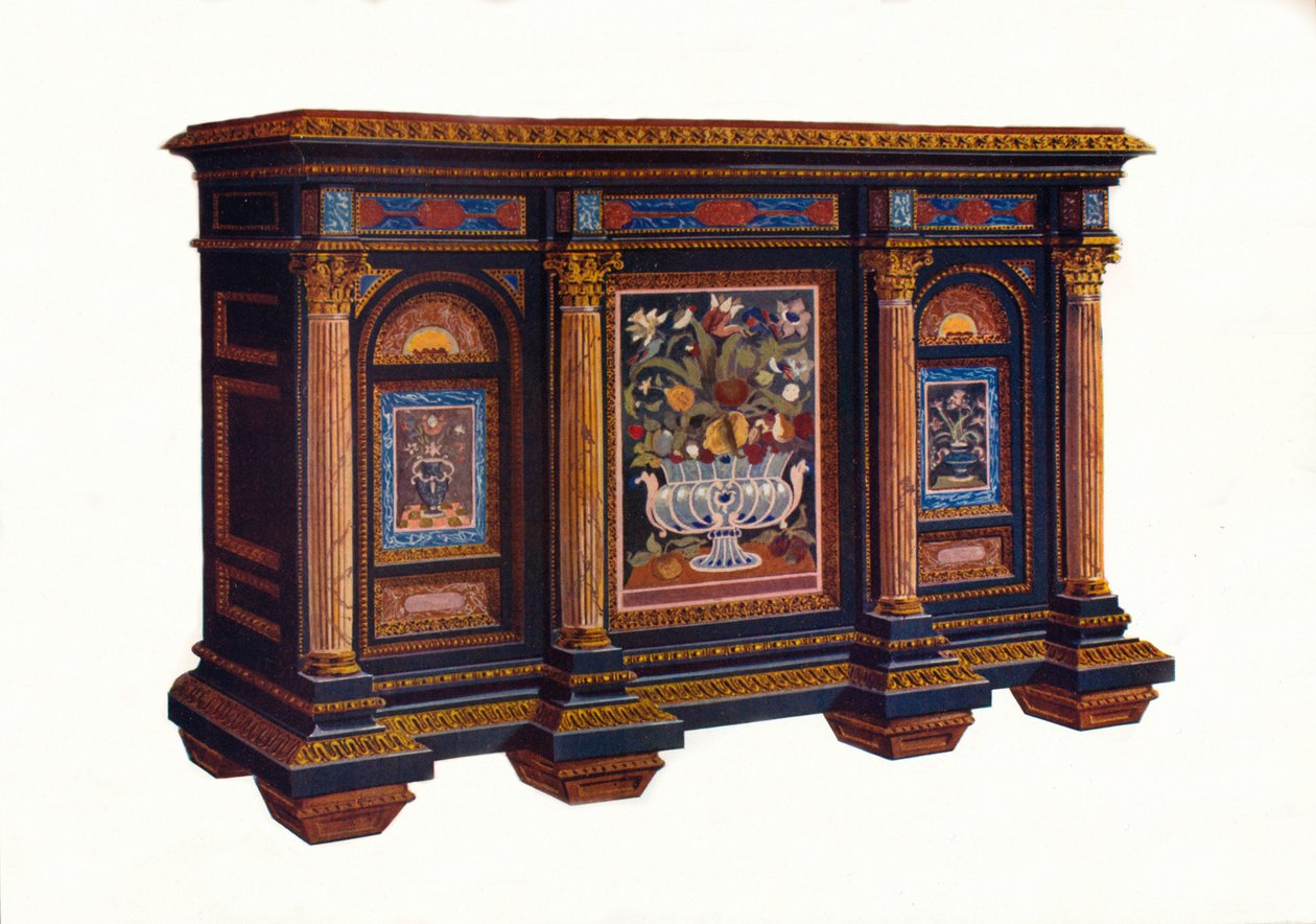 مجلس الوزراء الفرنسي للتصميم المعماري ، c1792 ، 1905 بواسطة غير معروف