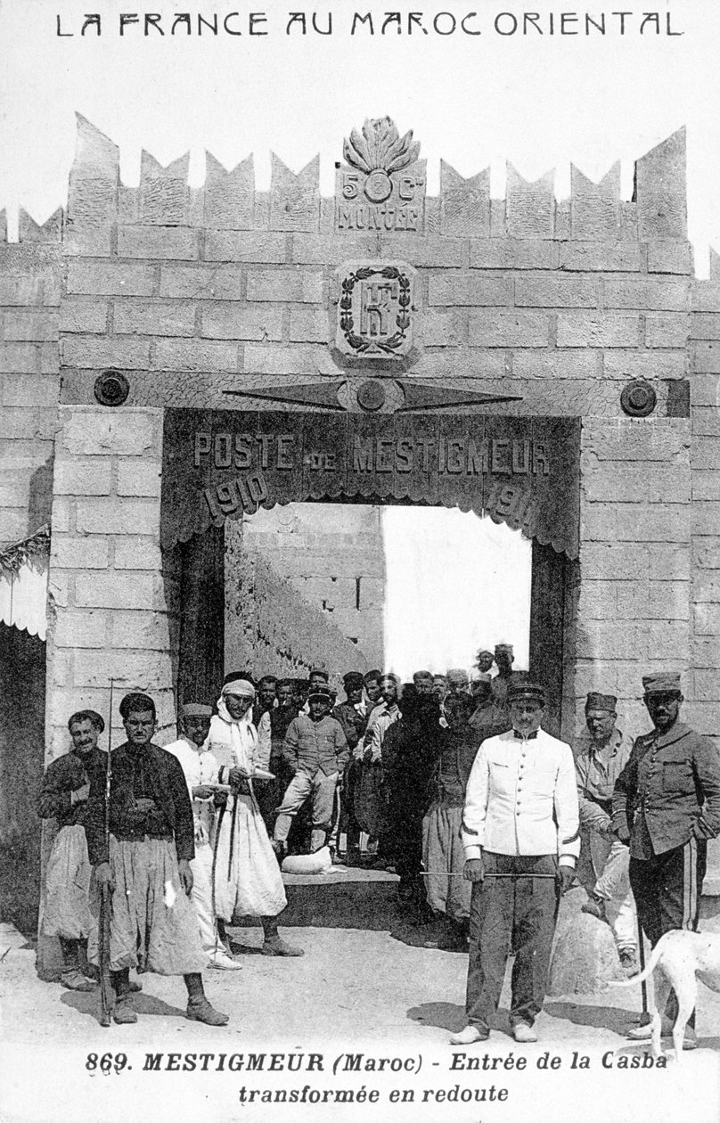 الفيلق الأجنبي الفرنسي ، مستجمور ، شرق المغرب ، القرن 20 م بواسطة غير معروف