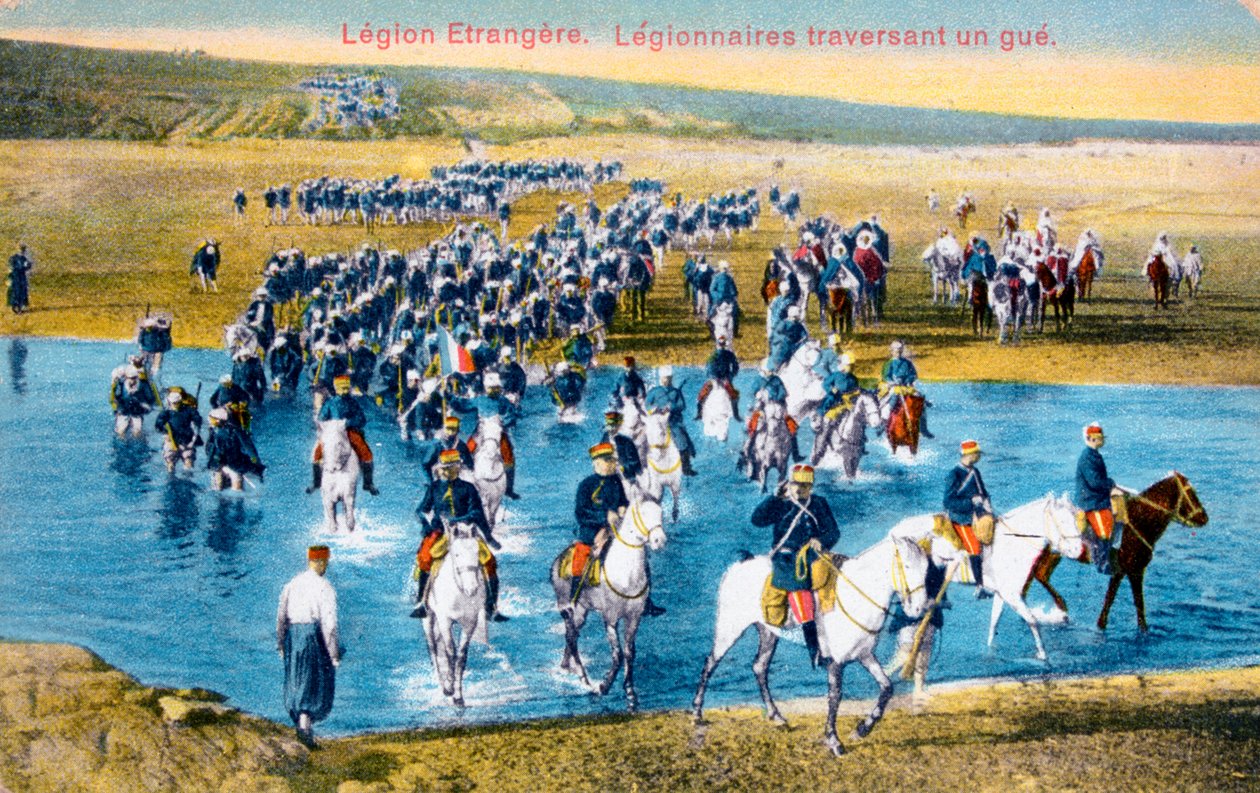 الفيلق الأجنبي الفرنسي ، المغرب ، c1900 بواسطة غير معروف
