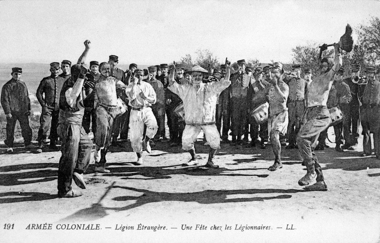 الفيلق الأجنبي الفرنسي ، c1910 بواسطة غير معروف