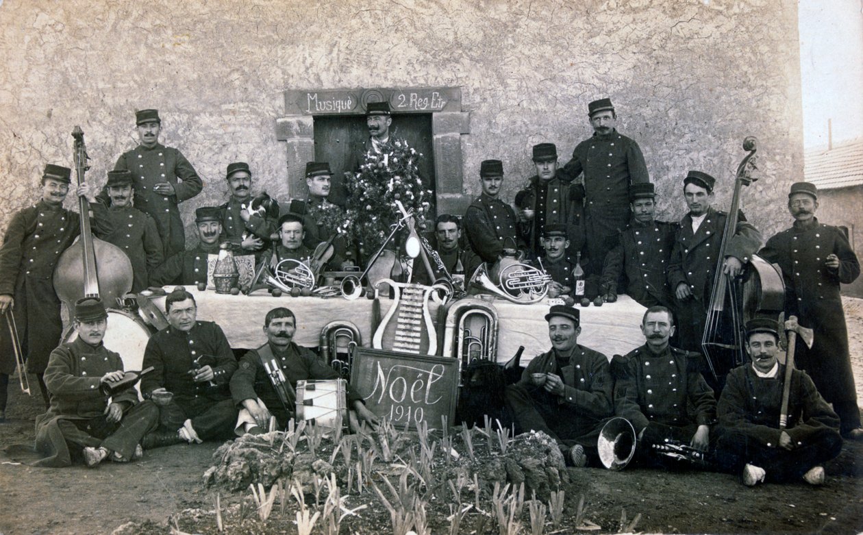 عيد الميلاد الفيلق الأجنبي الفرنسي ، الجزائر ، 1910 بواسطة غير معروف