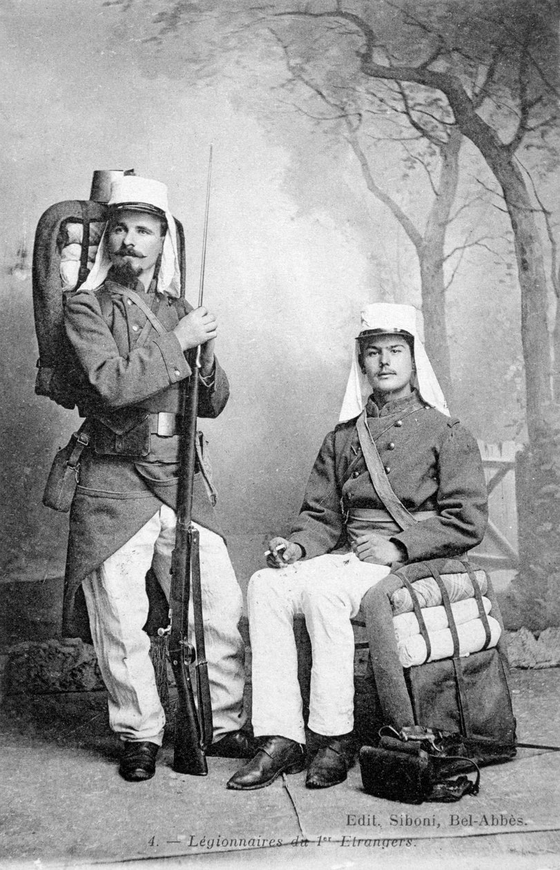 الفيلقية الأجنبية الفرنسية ، سيدي بلعباس ، الجزائر ، 1915 بواسطة غير معروف