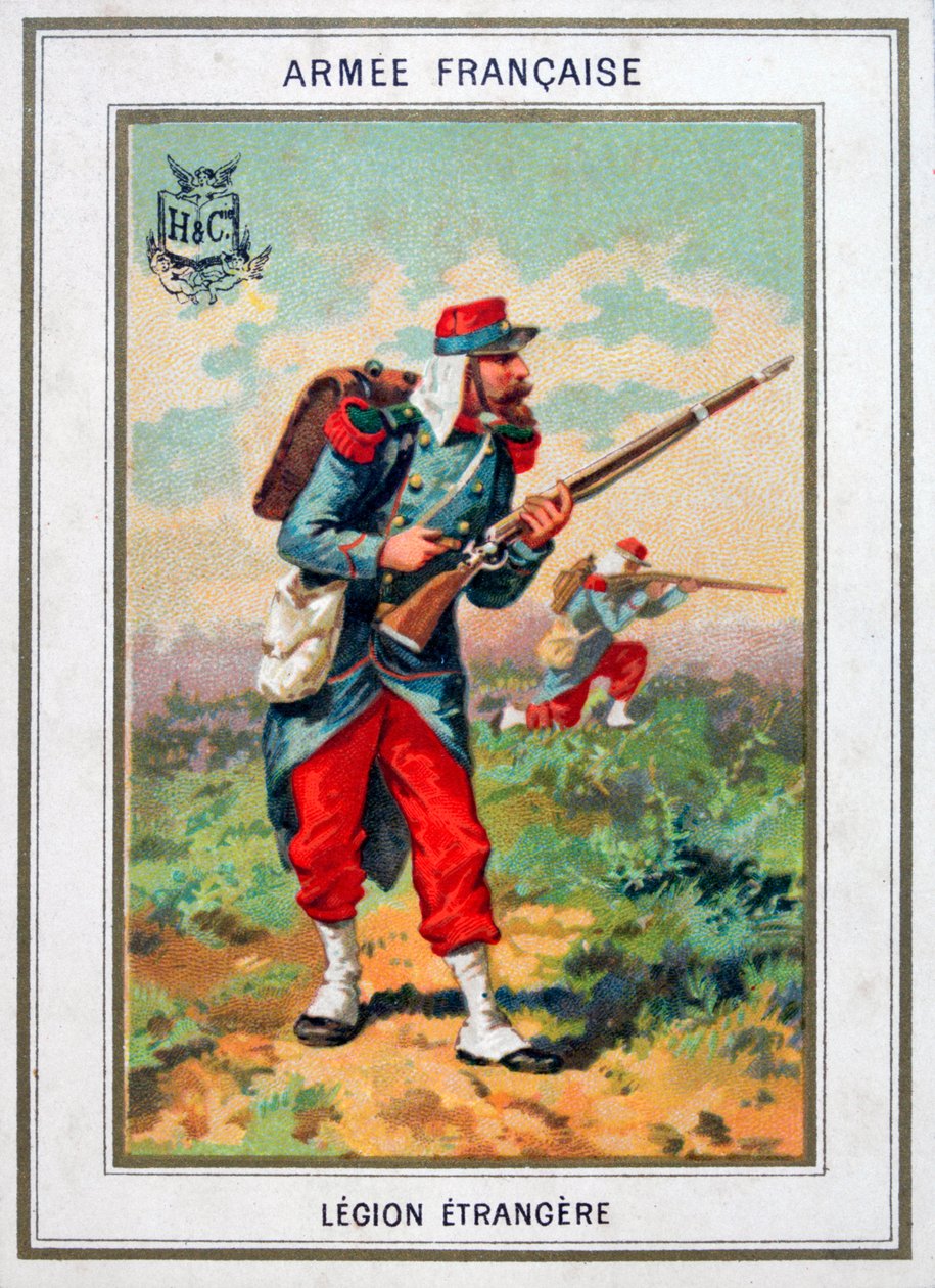 الفيلق الأجنبي الفرنسي ، c1900 بواسطة غير معروف