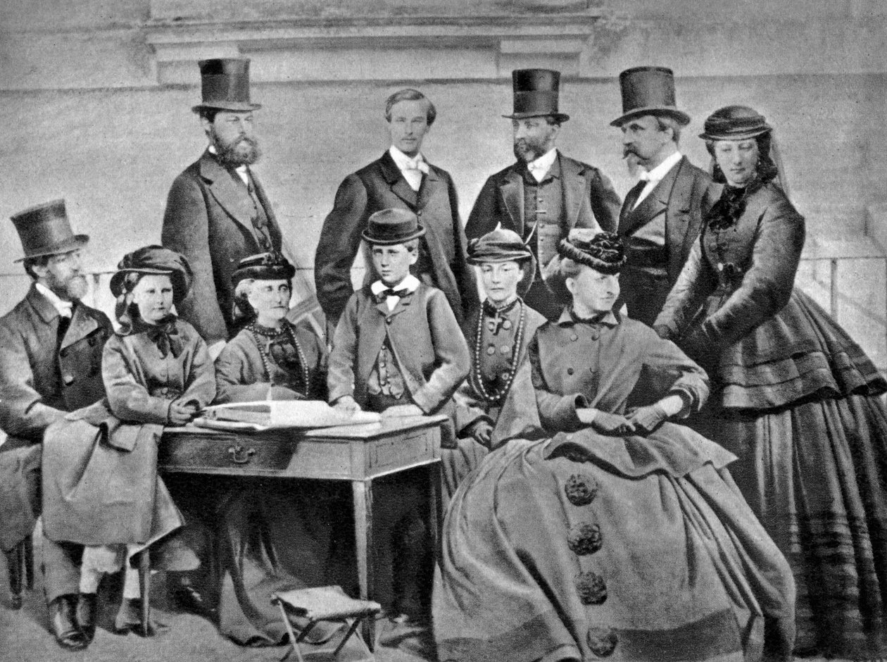 العائلة الإمبراطورية الفرنسية ، 1866 بواسطة غير معروف