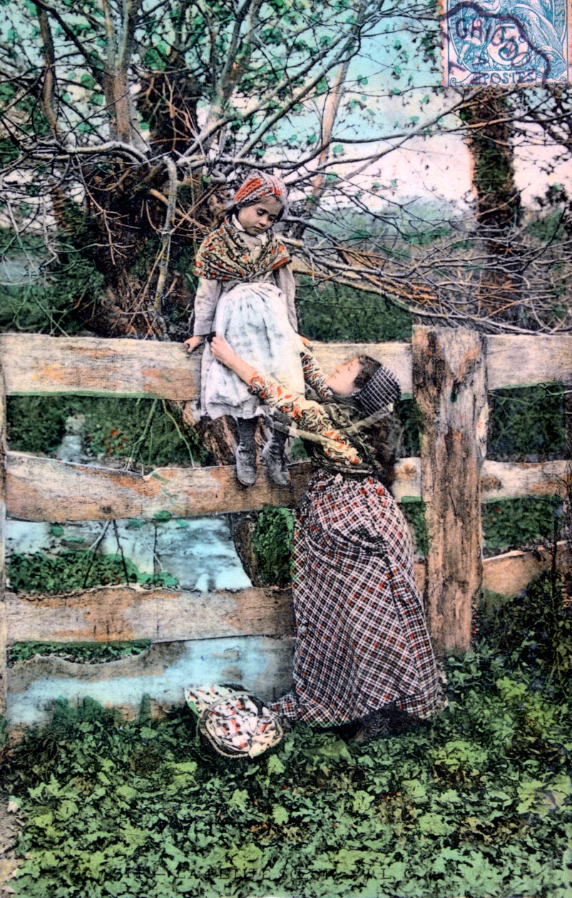 بطاقة بريدية فرنسية ، c1900 بواسطة غير معروف