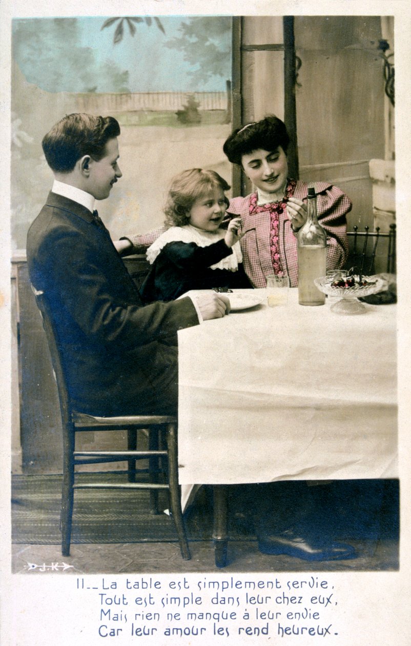 بطاقة بريدية فرنسية ، c1900 بواسطة غير معروف