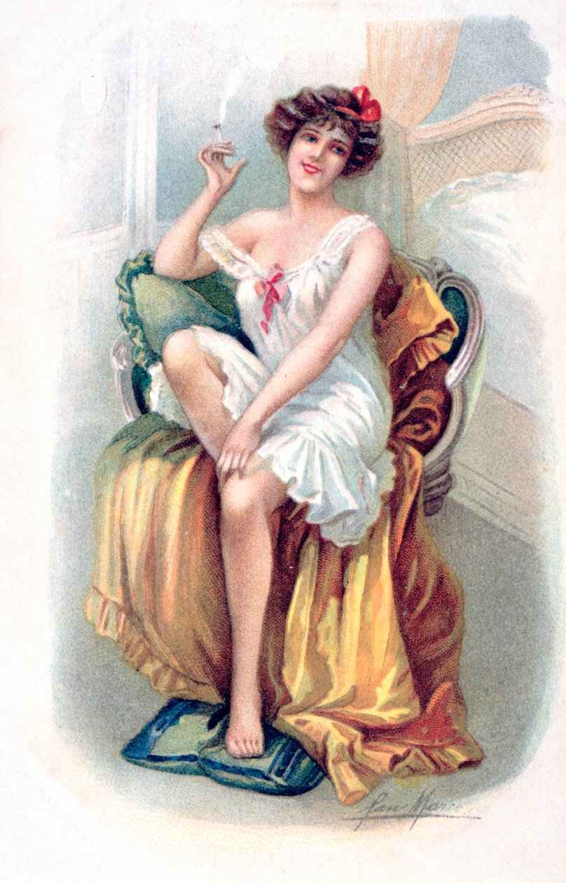 بطاقة بريدية فرنسية ، c1900 بواسطة غير معروف