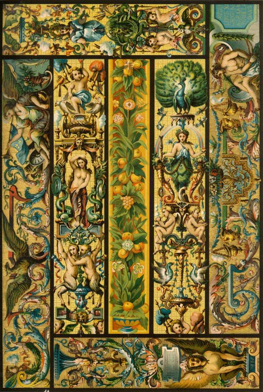 المفروشات الفرنسية من عصر النهضة Gobelins ، 1898. بواسطة غير معروف
