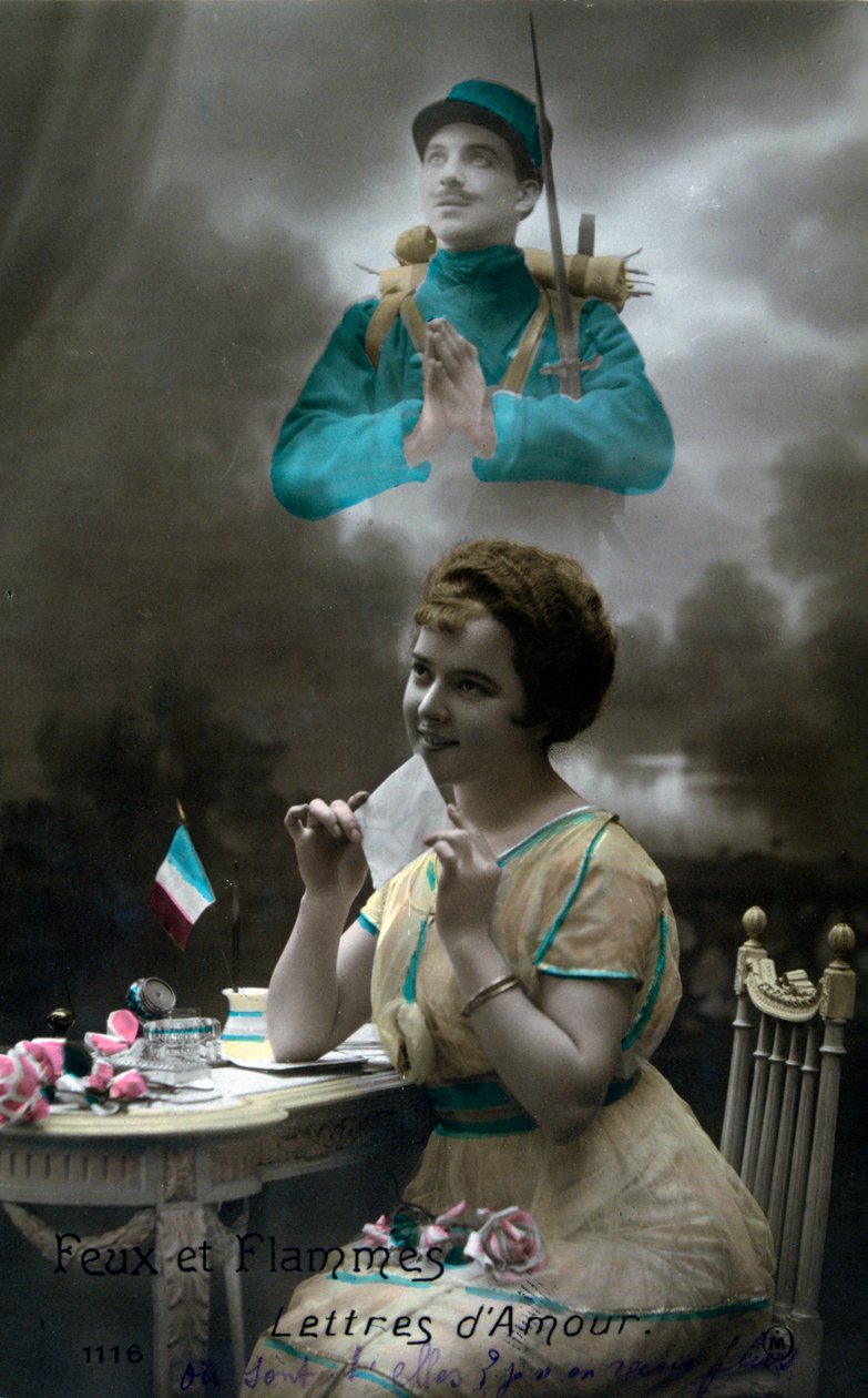 بطاقة بريدية فرنسية للحرب العالمية الأولى ، 1914-1918 بواسطة غير معروف