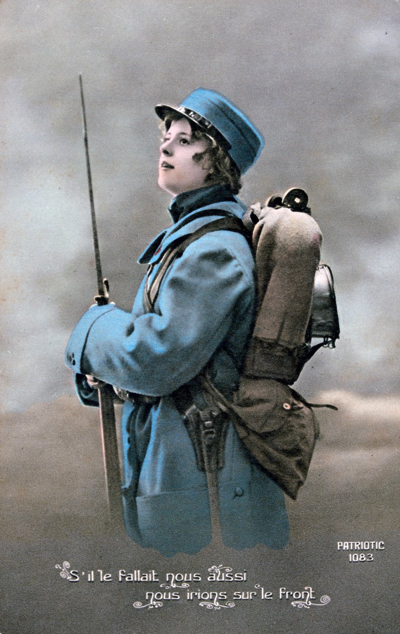 بطاقة بريدية فرنسية للحرب العالمية الأولى ، 1914-1918 بواسطة غير معروف