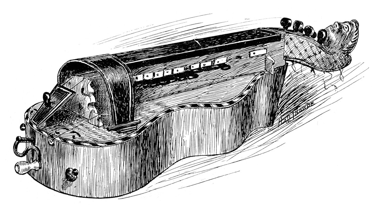الفرنسية الجوردي أو vielle ، c1750 ، 1901 بواسطة غير معروف