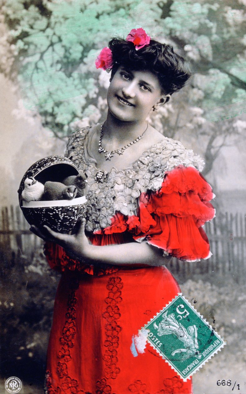 بطاقة بريدية فرنسية ، c1900 بواسطة غير معروف