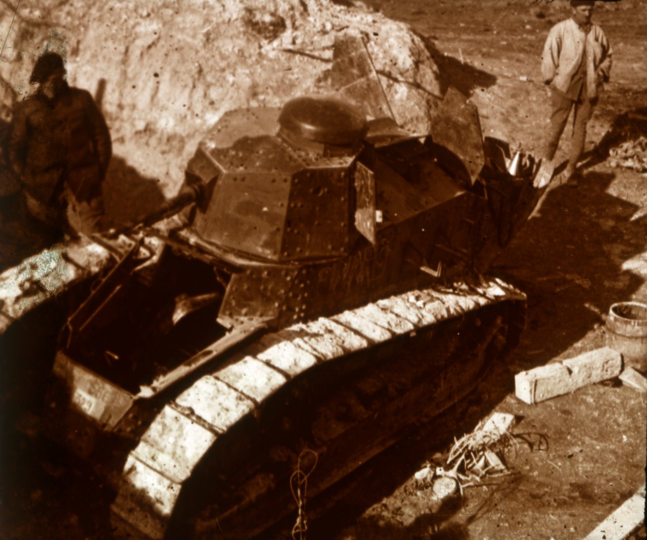 الدبابة الفرنسية ، c1914-c1918 بواسطة غير معروف