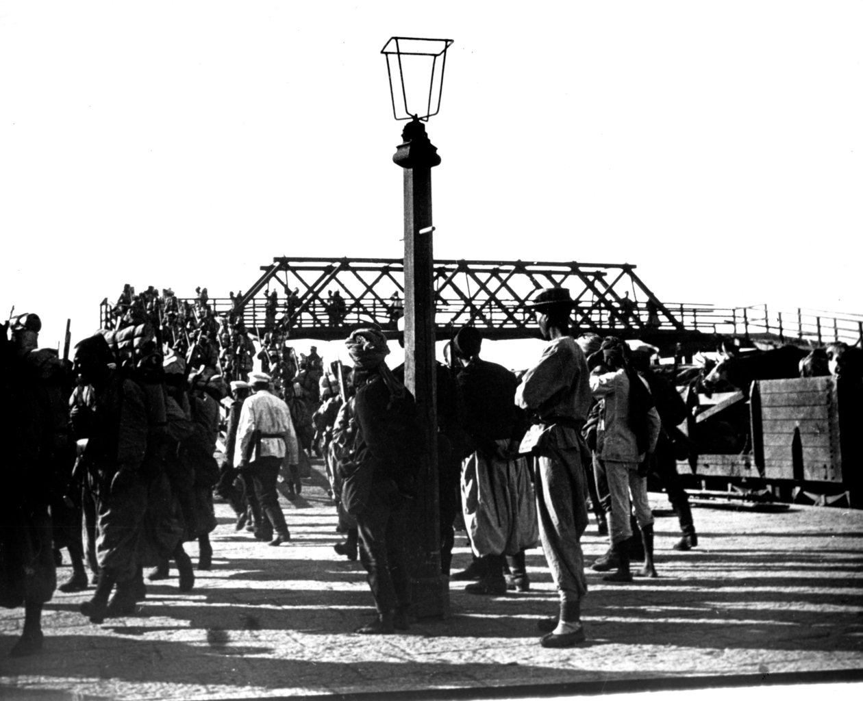 القوات الفرنسية ، Tientsin ، الصين ، 1900 بواسطة غير معروف