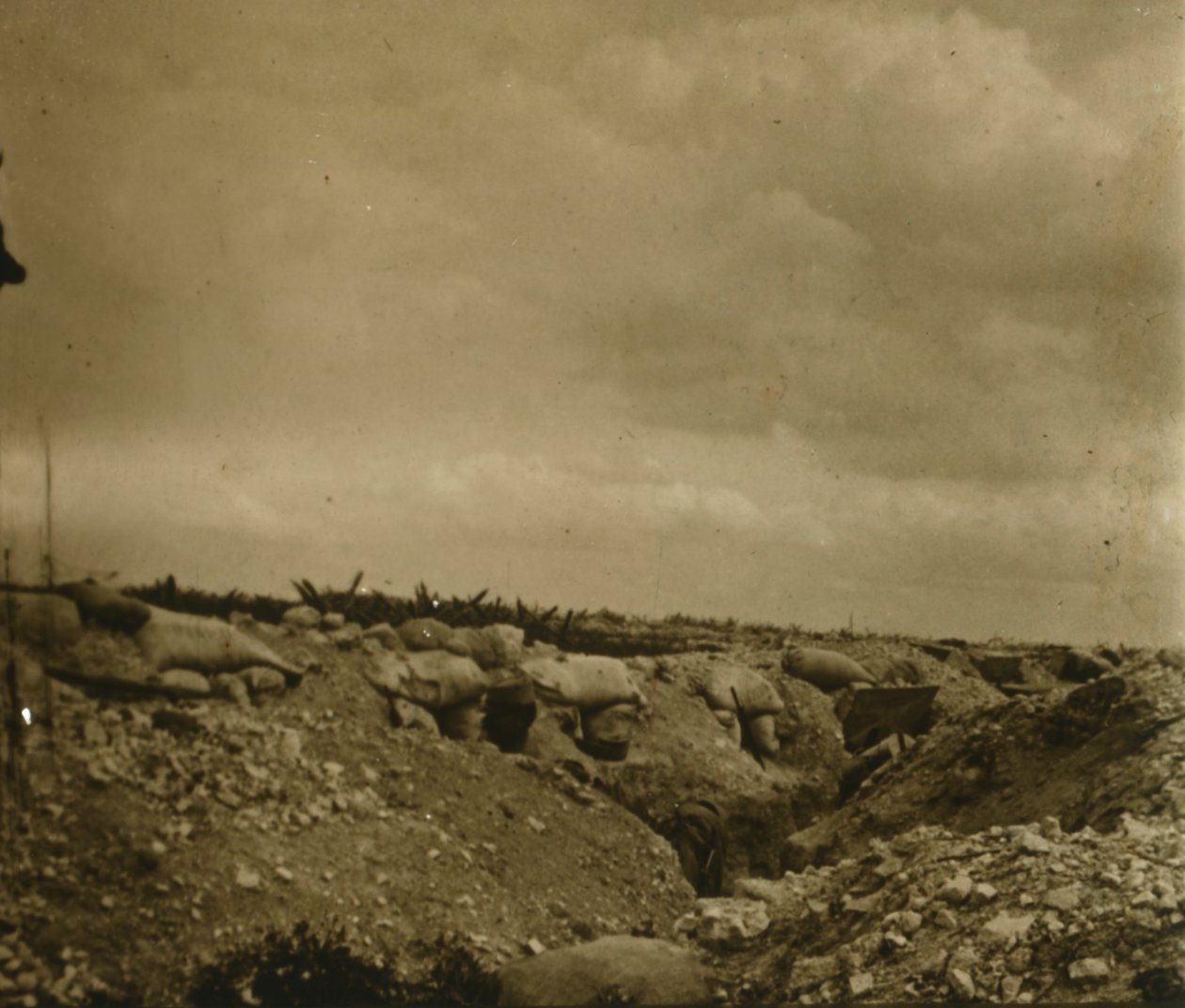 الخط الأمامي ، جونشيري ، شمال فرنسا ، c1914-c1918 بواسطة غير معروف