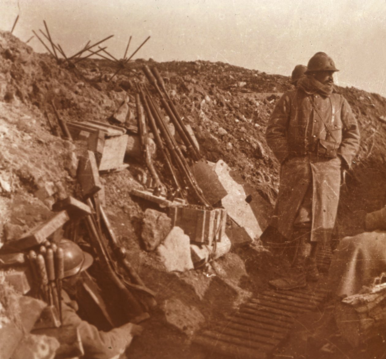 الخط الأمامي ، Vauquois ، شمال فرنسا ، c1914-c1918 بواسطة غير معروف