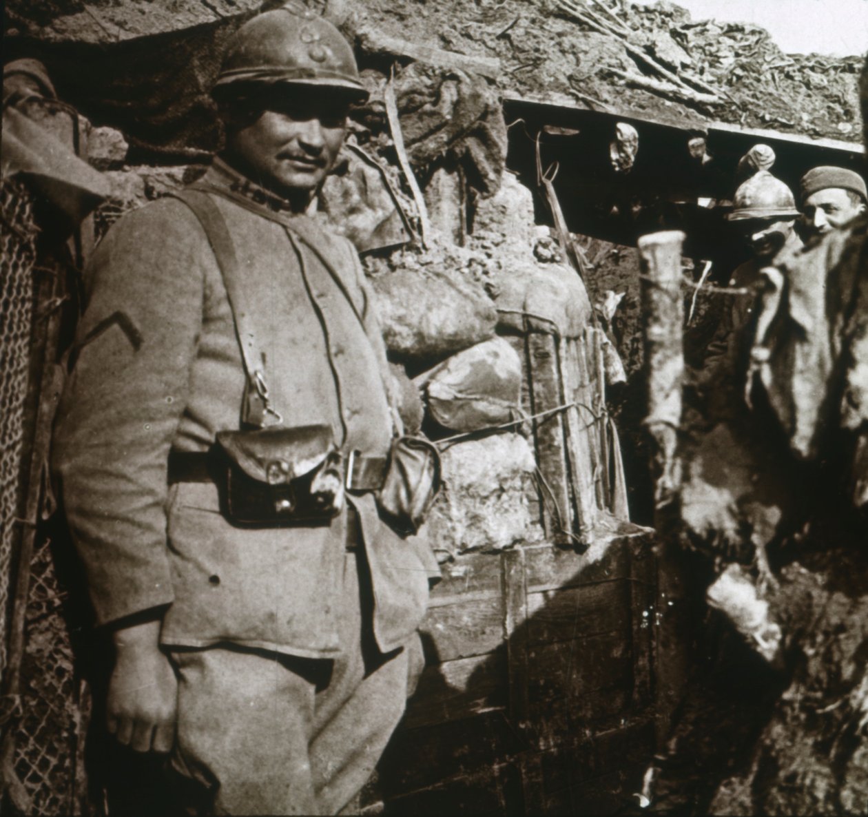 خط الجبهة في بيري أو باك ، شمال فرنسا ، c1914-c1918 بواسطة غير معروف