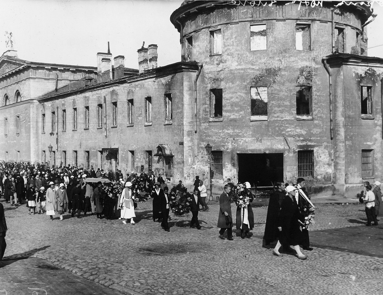 موكب جنازة الشاعر ألكسندر بلوك ، بتروغراد ، روسيا ، 10 أغسطس 1921 بواسطة غير معروف