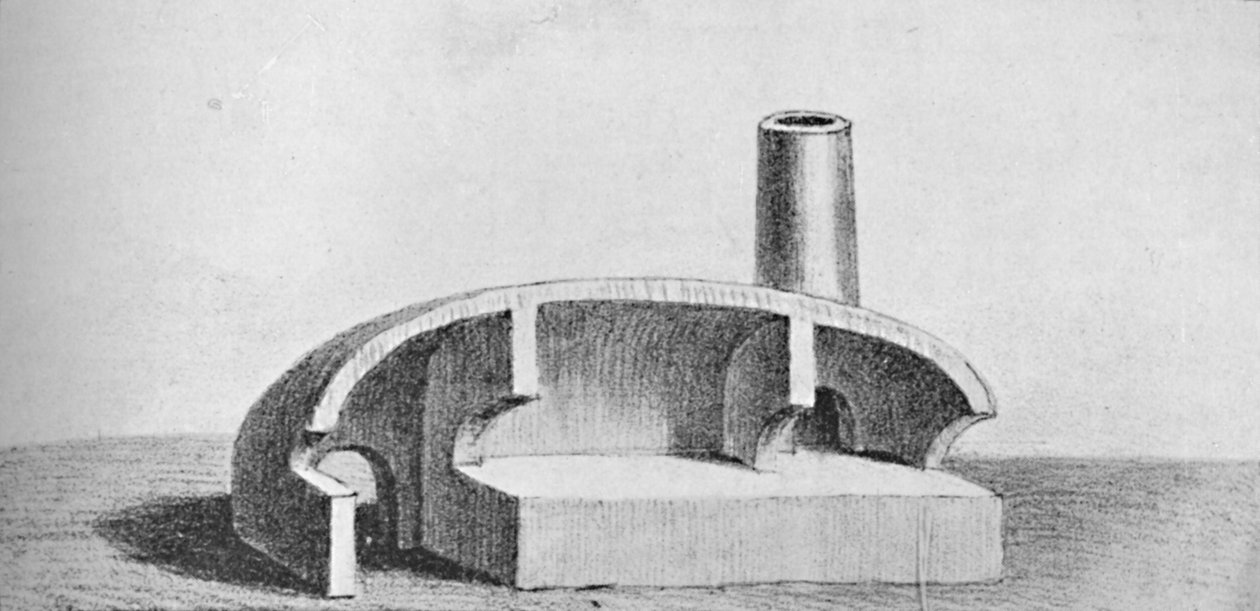 الفرن المستخدم في شم رائحة النحاس ، c1826 ، 1911 بواسطة غير معروف