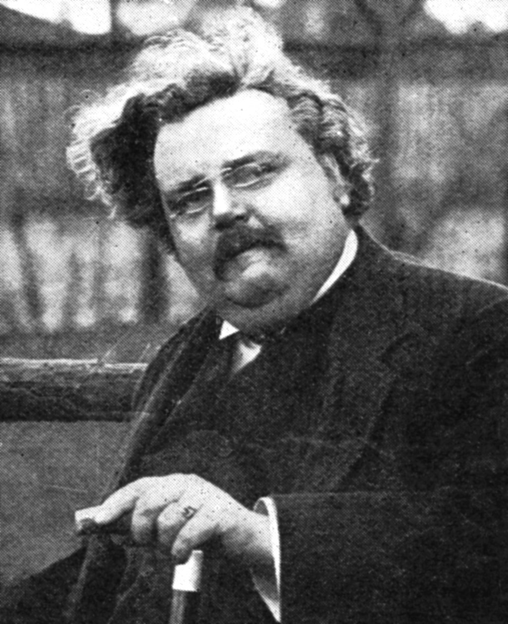 جي كيه تشيسترتون 1874-1936 ، كاتب إنجليزي ، أوائل القرن العشرين بواسطة غير معروف