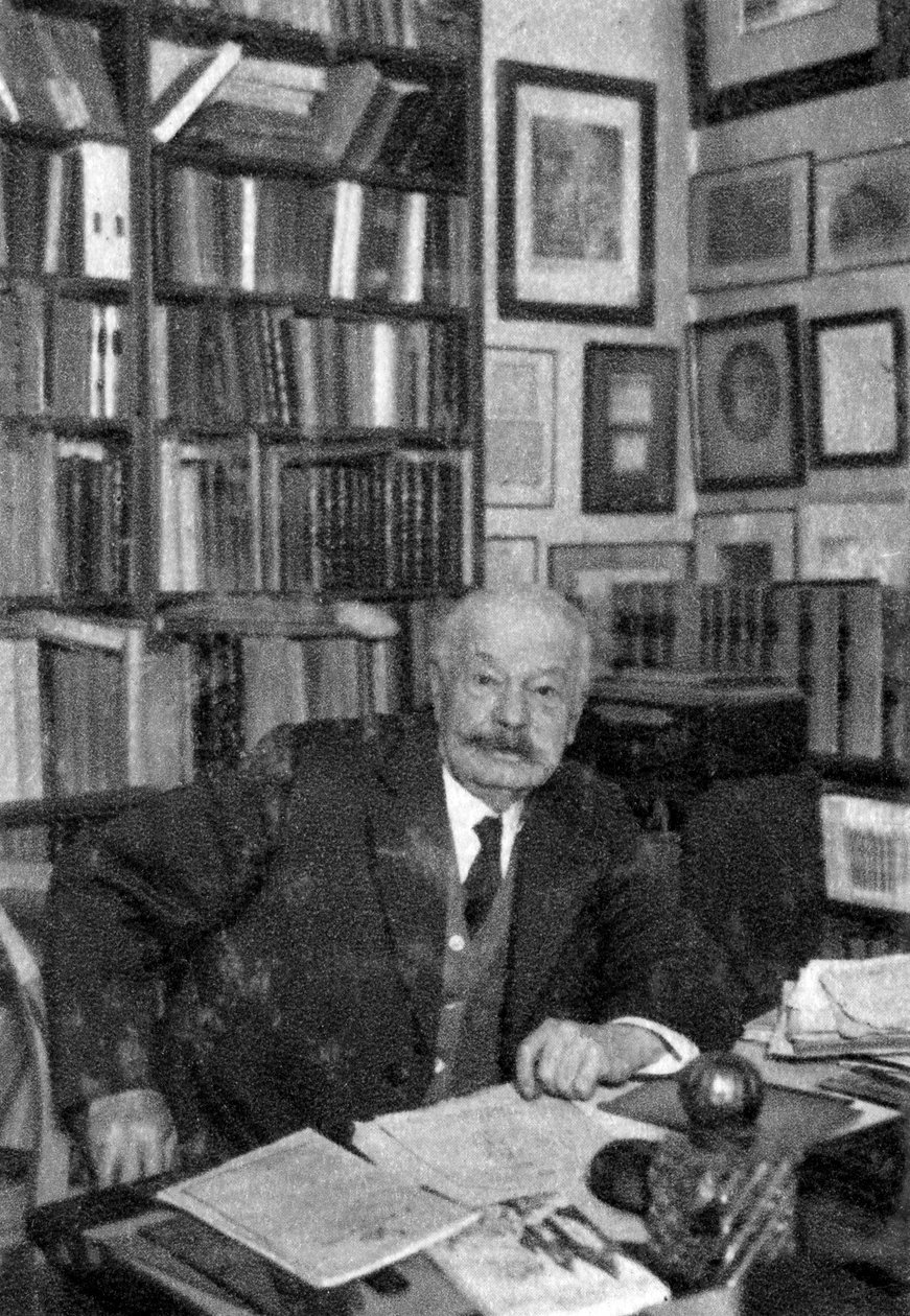 جي لينوتر ، مؤرخ وكاتب مسرحي فرنسي ، 1924 بواسطة غير معروف