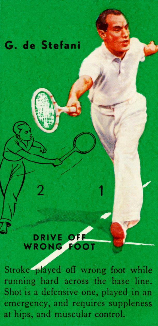 G. de Stefani - Drive Off Wrong Foot ، c1935. بواسطة غير معروف