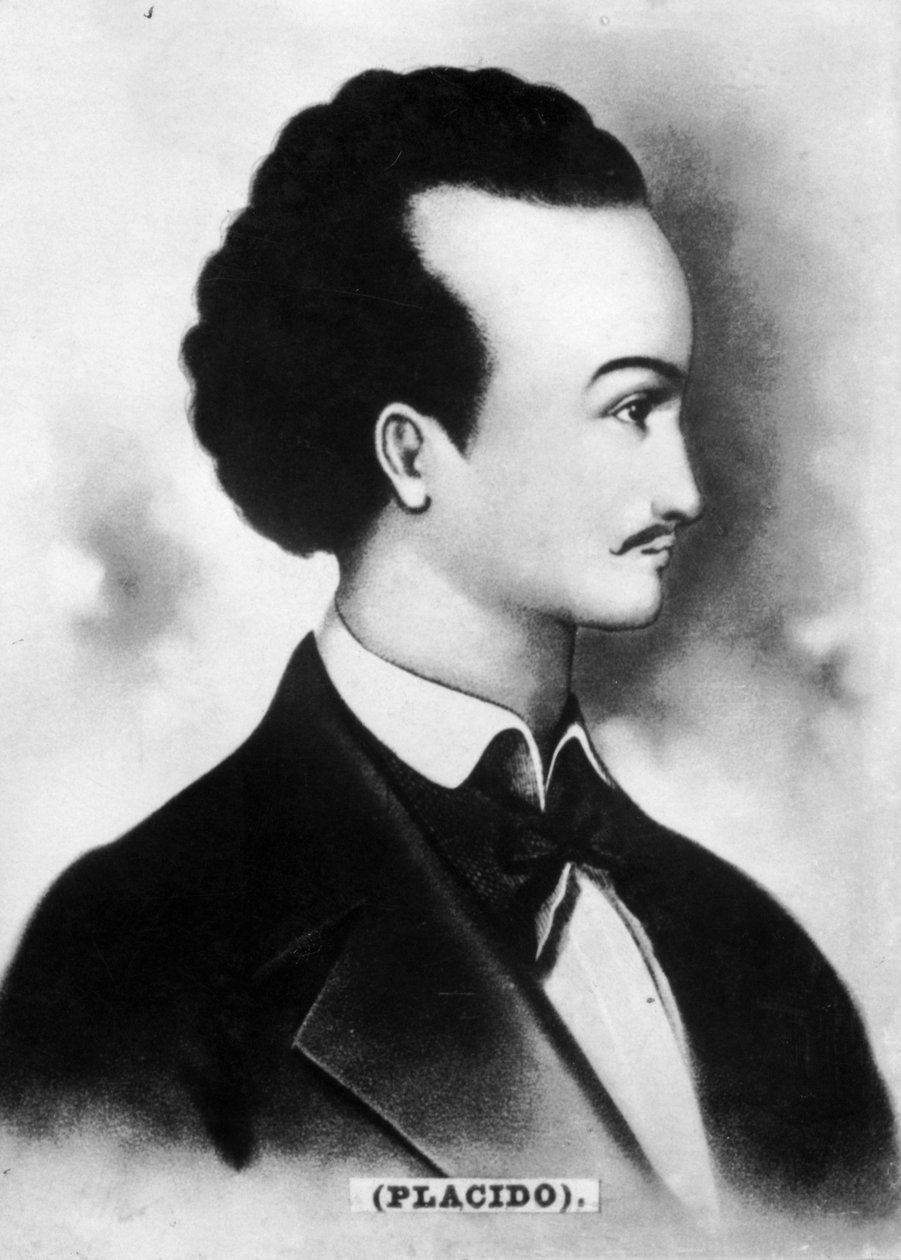 Gabriel de la Concepción Valdés [Plácido] ، 1809-1844 ، الشاعر الكوبي بواسطة غير معروف