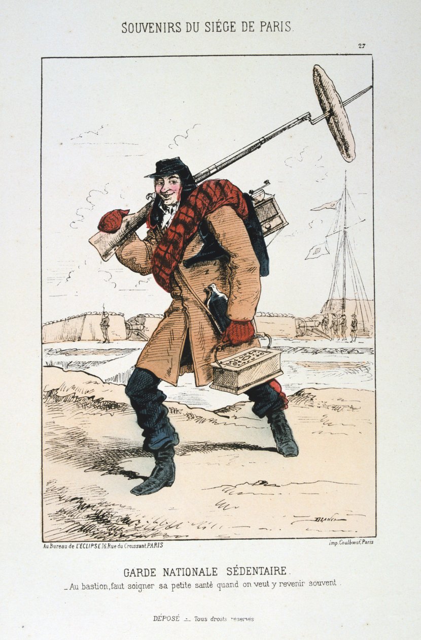 Garde Nationale Sedentaire ، حصار باريس ، 1870-1871. بواسطة غير معروف