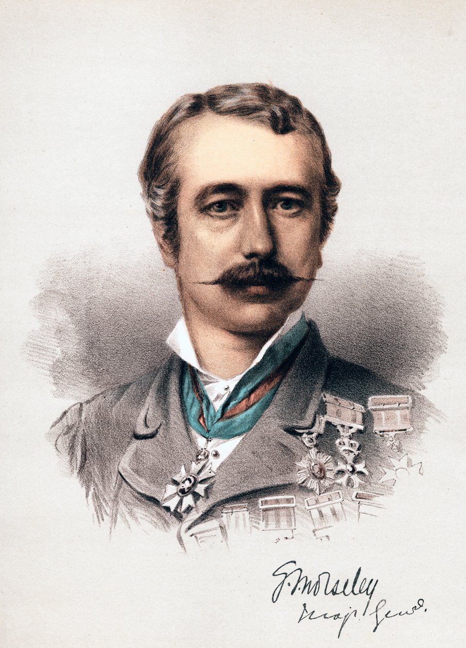 Garnet Joseph Wolseley ، Viscount Wolseley ، جندي بريطاني من أصل أيرلندي ، c1880 بواسطة غير معروف