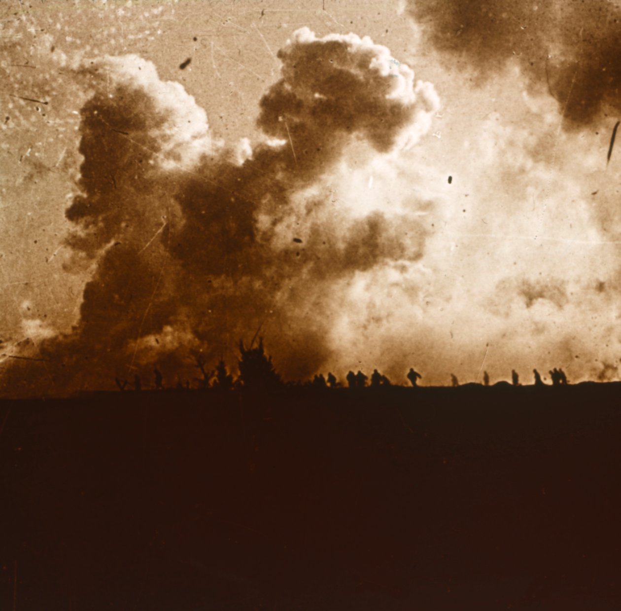 هجوم غاز ، فردان ، شمال فرنسا ، c1914-c1918 بواسطة غير معروف