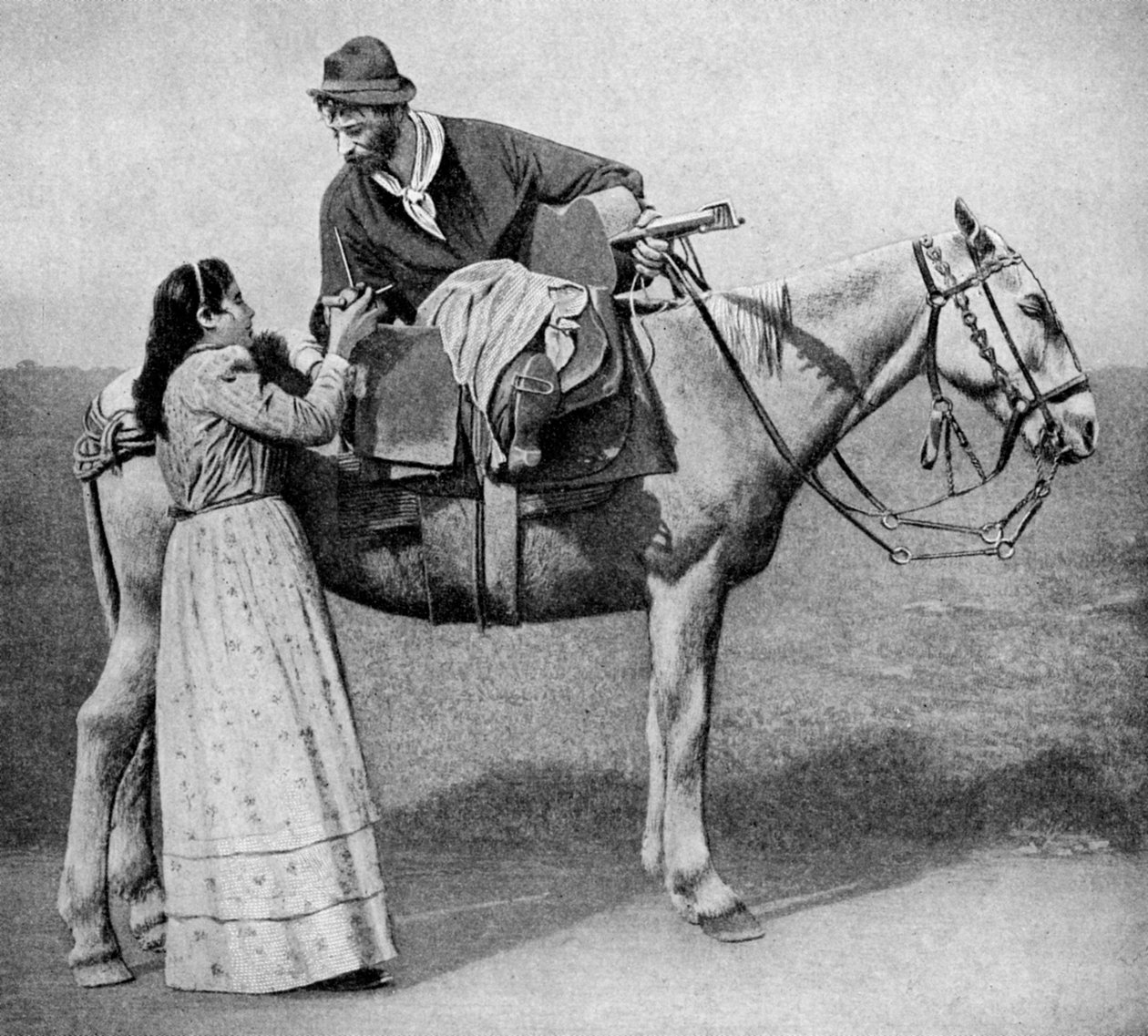جوشو الأحبة تبادل أكواب رفيقة ، الأرجنتين ، 1922 بواسطة غير معروف