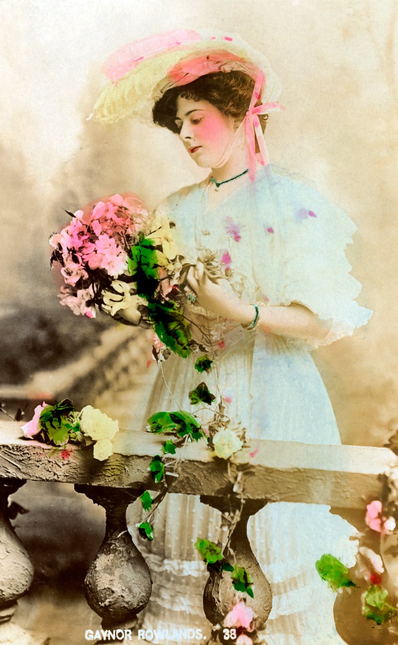 Gaynor Rowlands 1883-1906 ، الممثلة الإنجليزية ، أوائل القرن العشرين بواسطة غير معروف