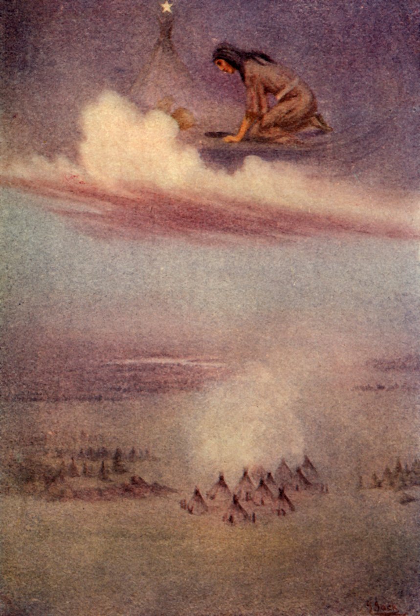 نظرت إلى الأسفل ورأت معسكر بلاك فيت ، عام 1914. بواسطة غير معروف