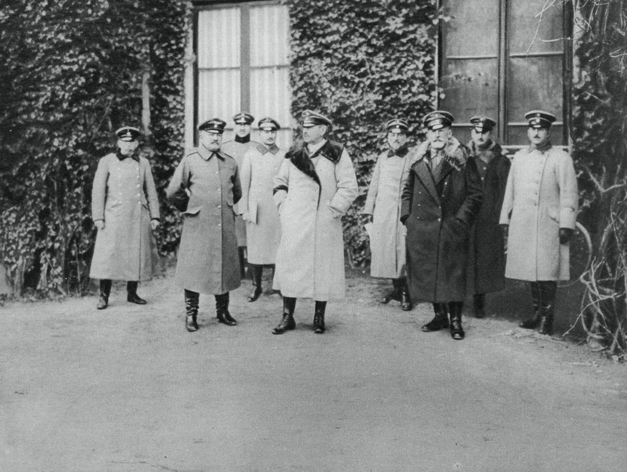 الجنرال ألكسندر فون كلوك وضباط آخرين ، الحرب العالمية الأولى ، 1915 بواسطة غير معروف