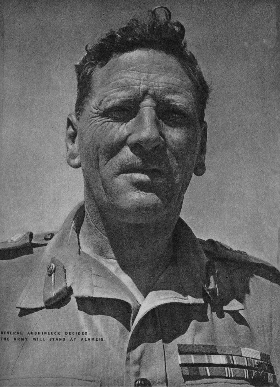 قرر الجنرال أوشينليك أن يقف الجيش في العلمين ، 1942 ، 1944 بواسطة غير معروف