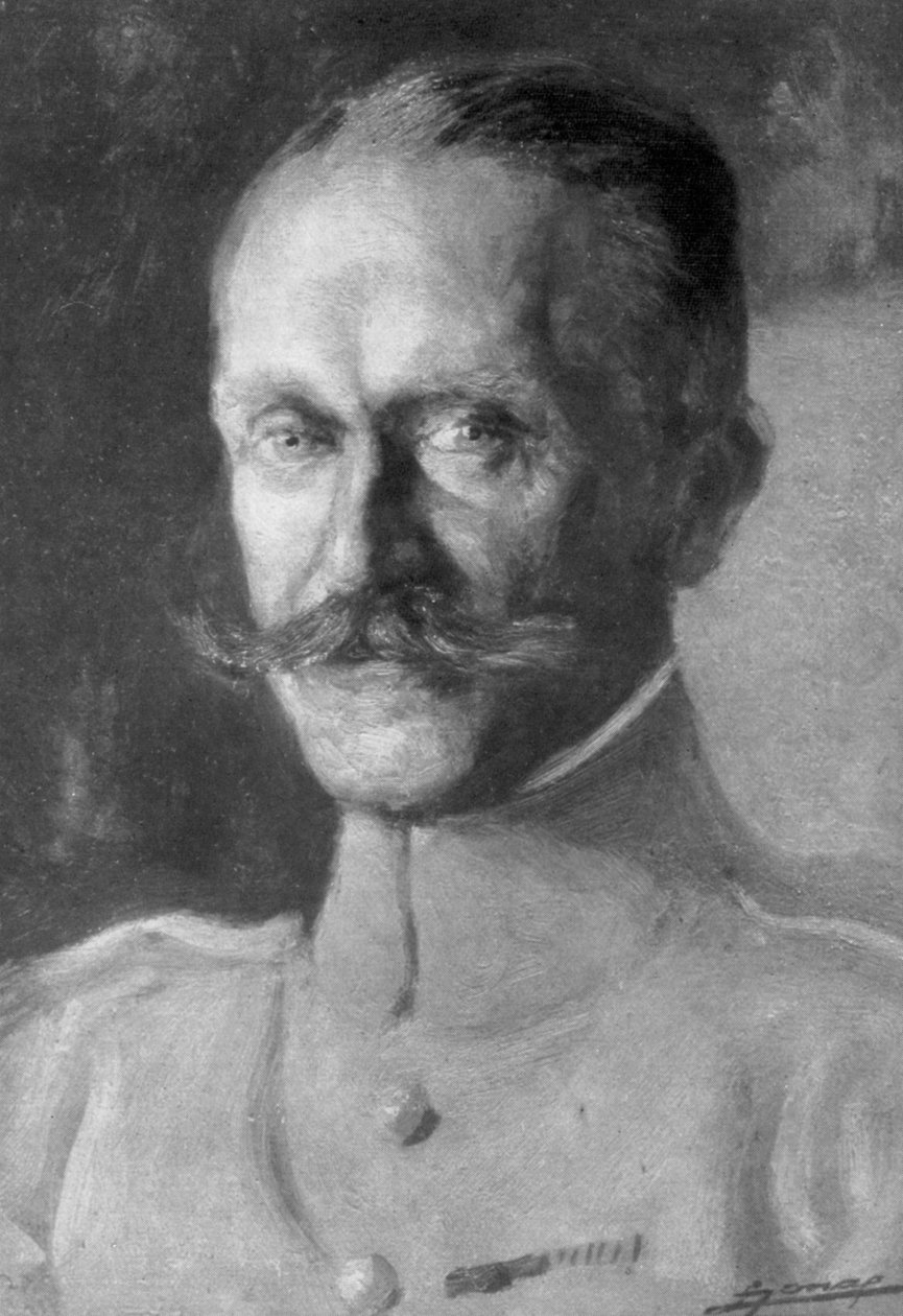 اللواء دوفال ، رئيس سلاح الجو الفرنسي ، 1918 بواسطة غير معروف