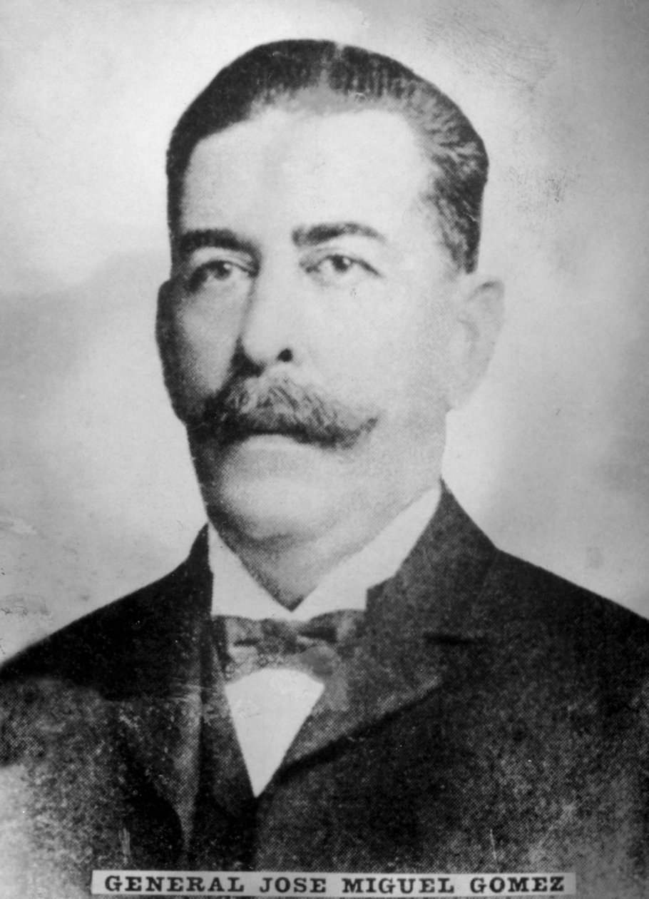الجنرال خوسيه ميغيل غوميز 1858-1921 ، رئيس كوبا ، c1910 بواسطة غير معروف
