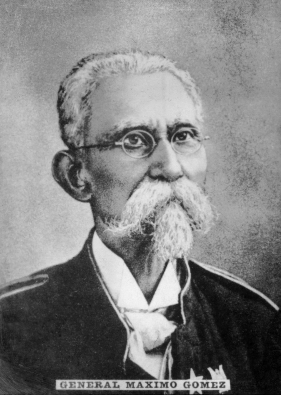 الجنرال ماكسيمو غوميز 1836-1905 ، اللواء الدومينيكي في حرب السنوات العشر ، c1910 بواسطة غير معروف