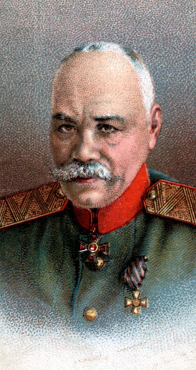الجنرال ميخائيل فاسيليفيتش أليكسييف 1857-1918 ، جندي روسي ، 1917 بواسطة غير معروف