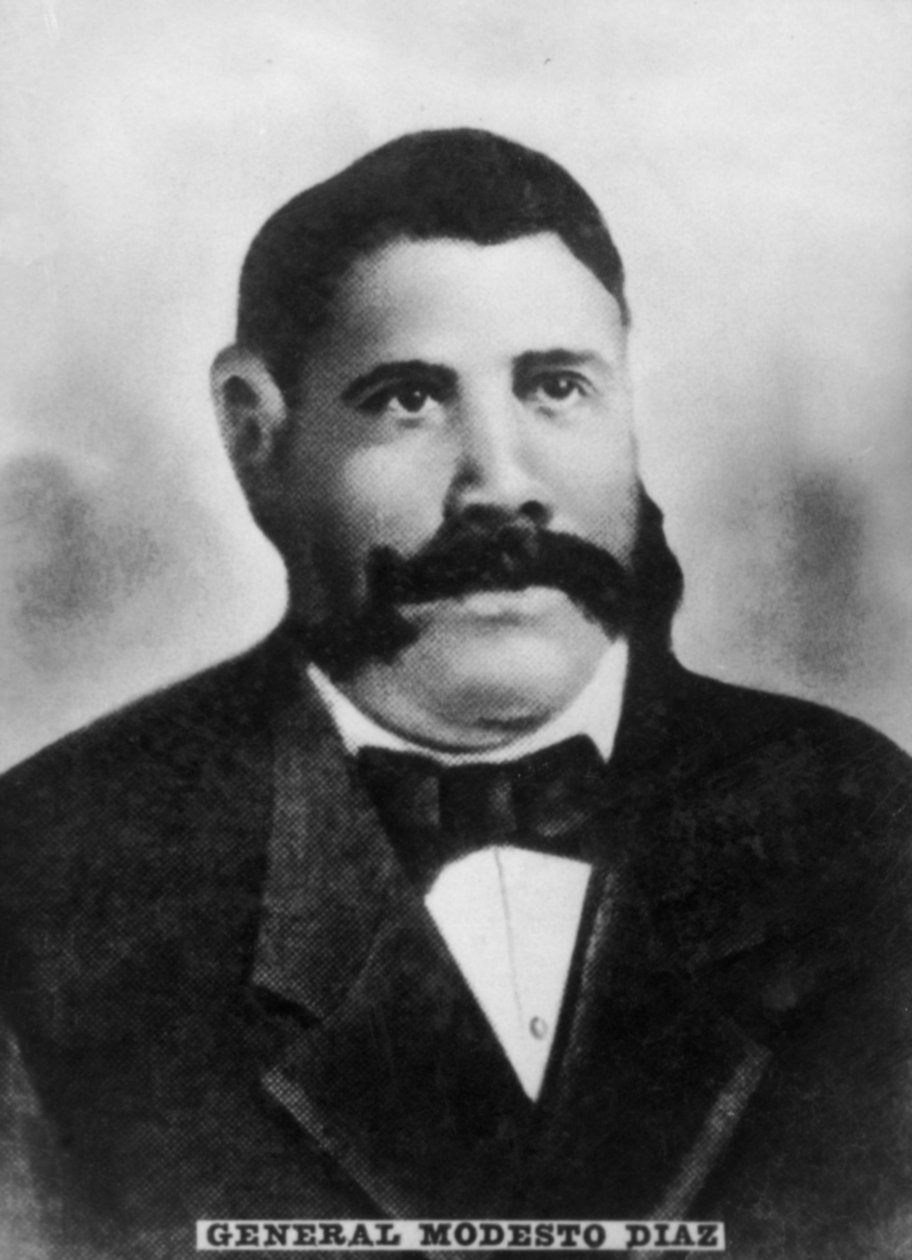 الجنرال موديستو دياز 1826-1892 ، اللواء العام لجيش التحرير الكوبي ، c1910 بواسطة غير معروف