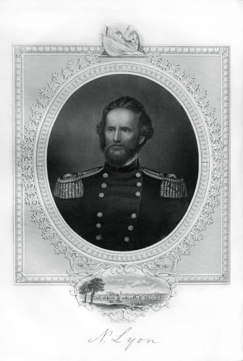 الجنرال ناثانيل ليون ، جنرال الاتحاد في الحرب الأهلية الأمريكية ، 1862-1867 بواسطة غير معروف