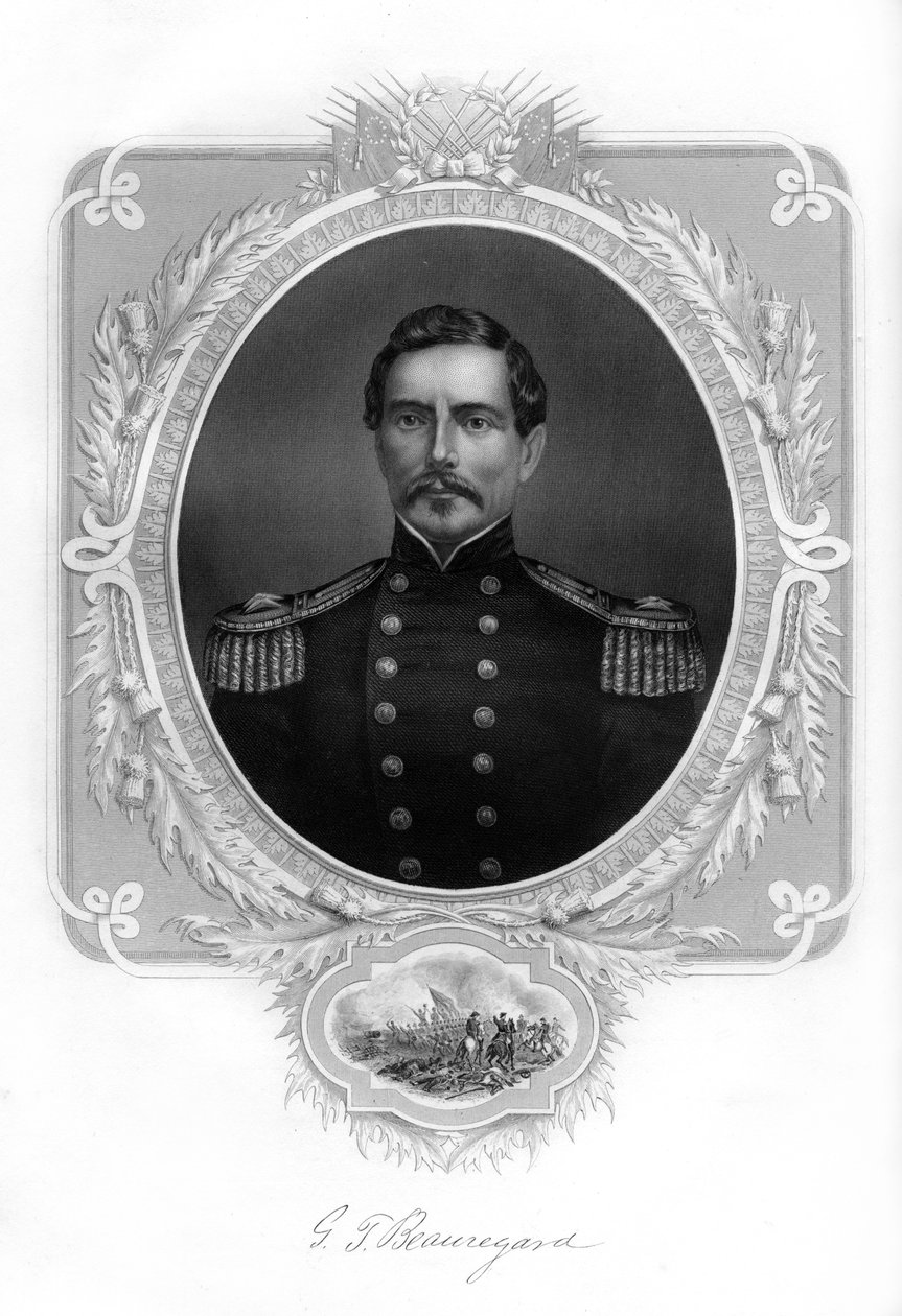 اللواء PGT Beauregard ، جنرال الجيش الكونفدرالي ، 1862-1867 بواسطة غير معروف
