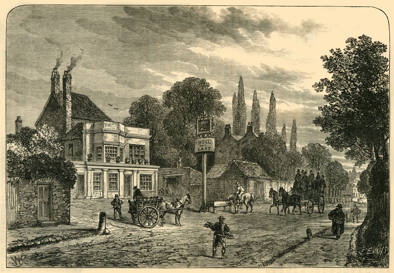 منظر عام لمدينة كنتيش القديمة ، 1820 ، c1876. بواسطة غير معروف