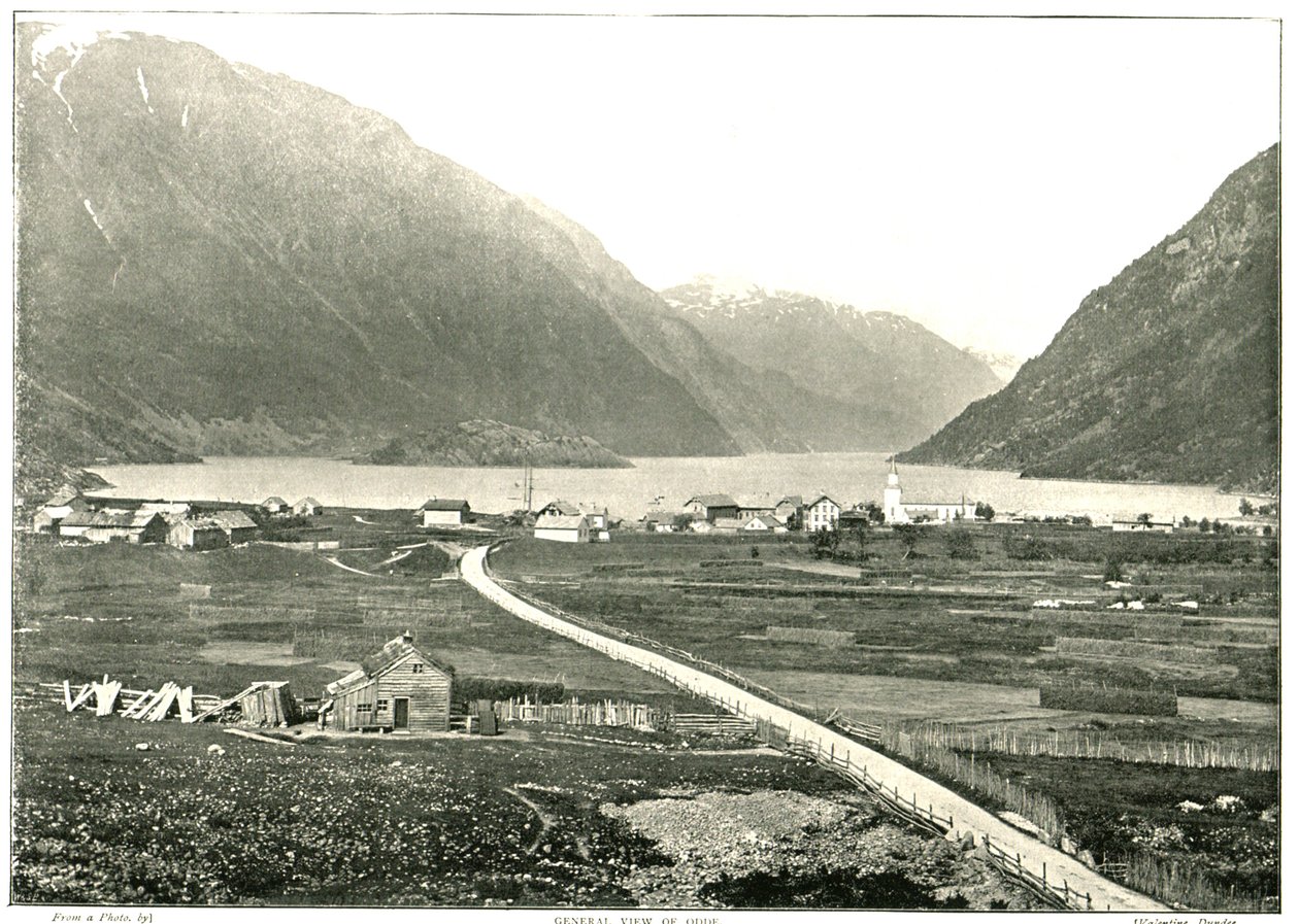 منظر عام ، أوده ، النرويج ، 1895. بواسطة غير معروف