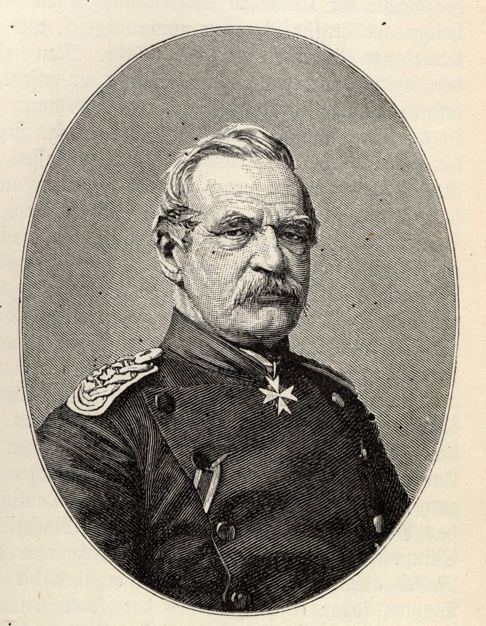المشير ألبريشت جراف فون رون 1803-1879. بواسطة غير معروف